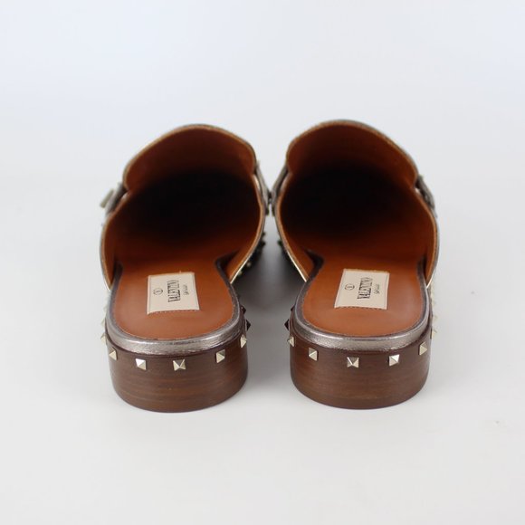 NEW VALENTINO GARAVANI Soul Rockstud Metal Mule - Picture 12 of 16